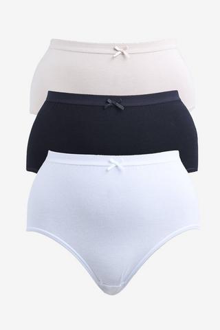 3 PACK FULL BRIEF COTTON PANTIES