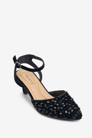 SEQUINS SLINGBACK KITTEN HEEL