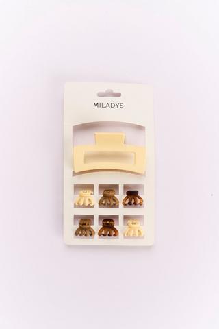 7 PACK HAIR CLIPS