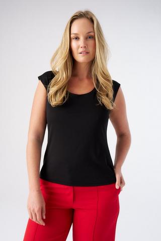 PONTE TOP BLACK