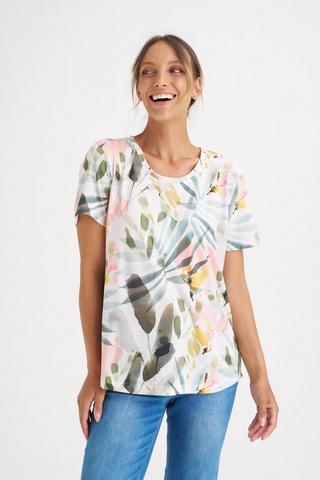 WATERCOLOUR PRINT TEE