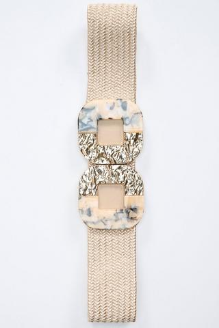 STRETCH BELT NATURAL