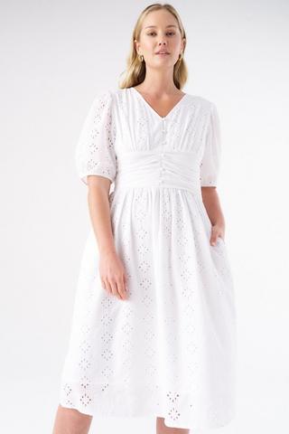 ANGLAISE DRESS WHITE
