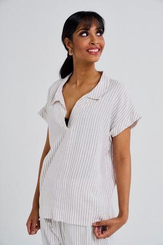 STRIPE HENLEY TOP