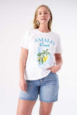 PLACEMENT PRINT TEE