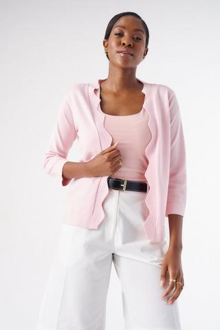 KNIT COVER UP PINK