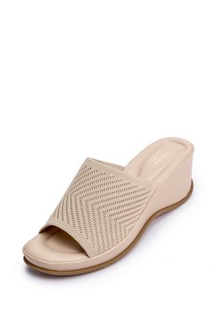 SLIP ON MULE WEDGE