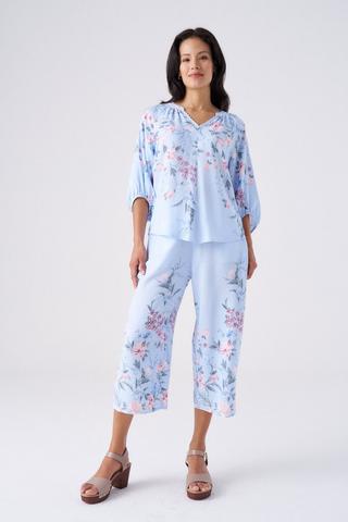 FLORAL PRINT CROPS