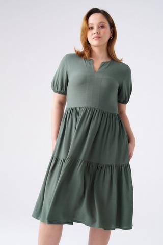 FATIGUE TIERED DRESS