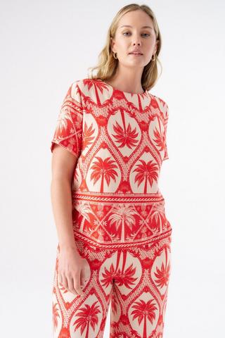 TROPICAL PRINT TOP