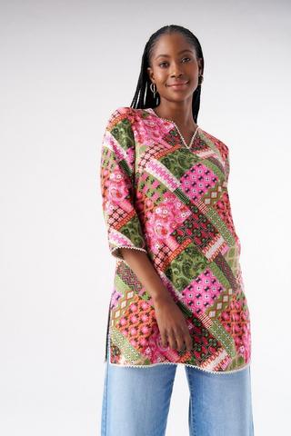 GEO PRINT TUNIC
