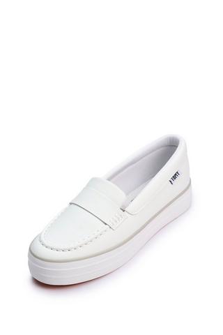SLIP ON LOAFERS WHITE - Tomy