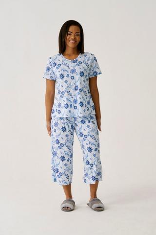 PRINTED SLEEP SET BLUE