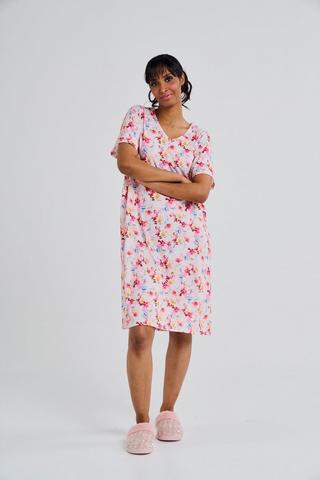 FLORAL SLEEP SHIRT