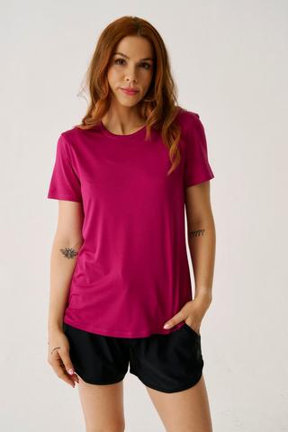 GYM TEE MAGENTA