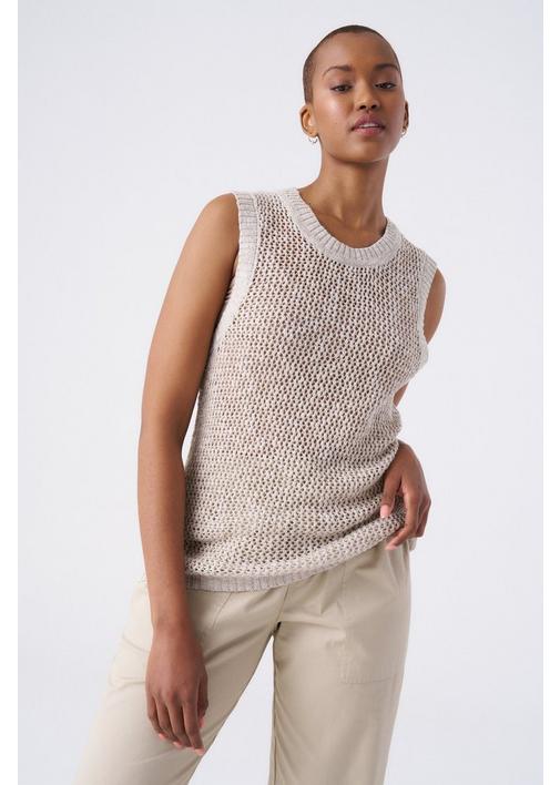 【TILLDAWN】L FLASH KNIT SLEEVELESS TILLDAWN】METAL FLASH KNIT SLEEVELESS(W) | OUR BRAND