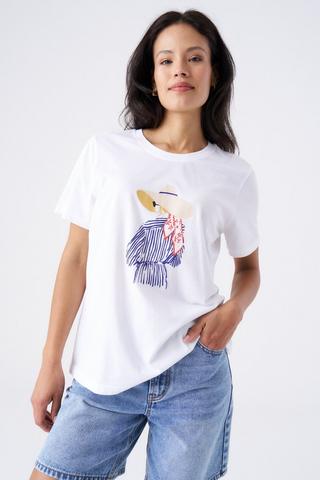 PLACEMENT PRINT TEE