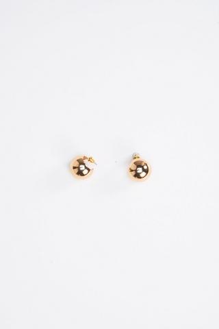 BALL HOOP EARRINGS