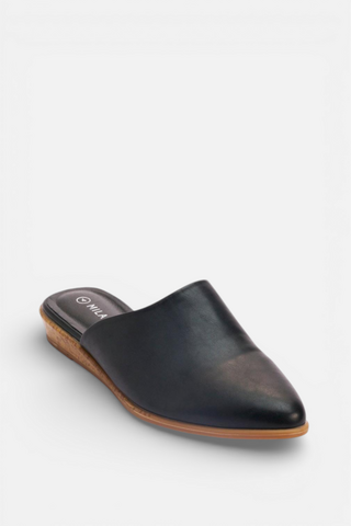 CLOSED TOE SANDAL BLACK