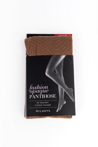2 PACK CHEVRON OPAQUE PANTIHOSE