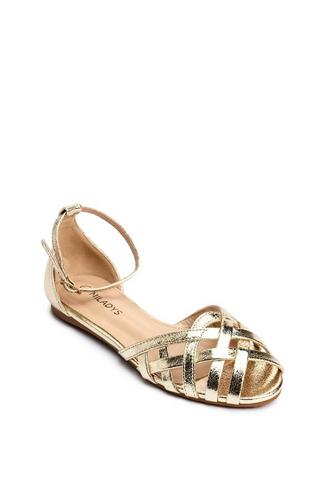 CAGE SANDALS GOLD