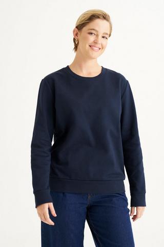 FLEECE PULLOVER NAVY