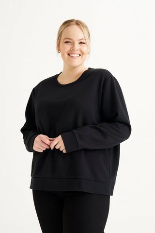 FLEECE PULLOVER BLACK