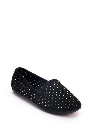 DIAMANTE LOAFERS BLACK