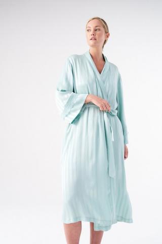 TEXTURED SATIN GOWN