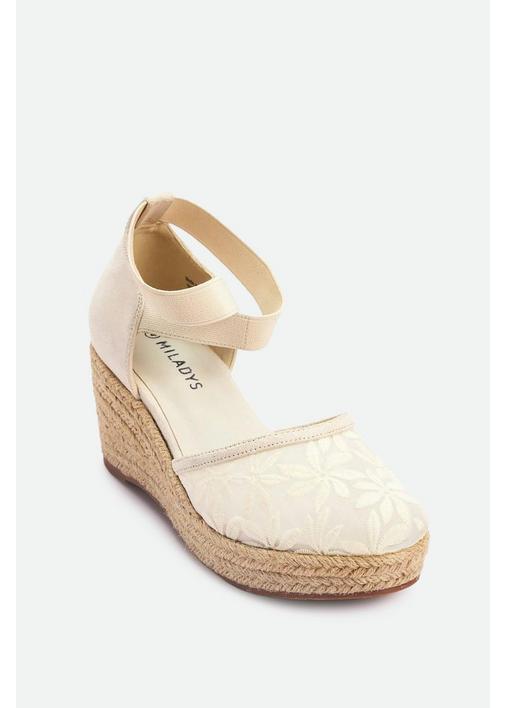 Wedge Miladys Heels Miladys Sandals Low Heel Open Toe Sandals Size UK