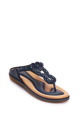 WONDERFIT THONG SANDAL NAVY
