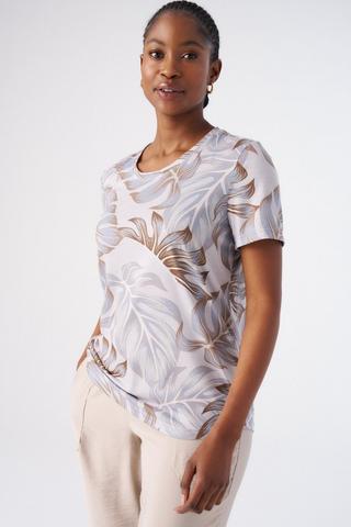 LEAF PRINT TEE