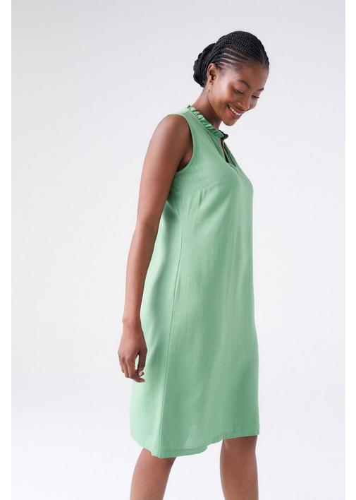 neon green shift dress ISSEY MIYAKE PLEATS PLEASE Size L Neon Green Polyester Pleated Shift D –  Sui Generis Designer Consignment main image 0
