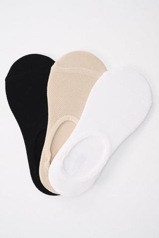 3 PACK HIDDEN SOCKS