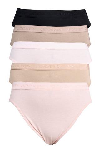 JOCKEY 5 PACK HIGH CUT PANTIES