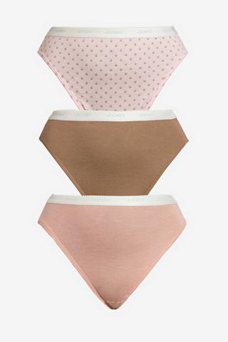 3 PACK HIGH CUT PANTIES
