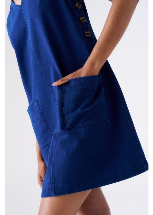 cheap elegant dresses Mina Pinafore Dress – Hell Bunny
