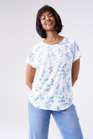 FLORAL PRINT BOXY TOP