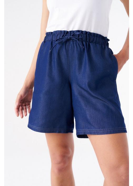 パンツ MEDI DENIM LIKE SHORT PANTS LIGHT WEIGHT DENIM SHORTS - M - Ink | MILADYS
