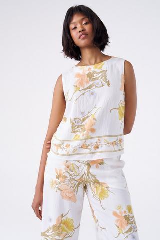 FLORAL PRINT TANK