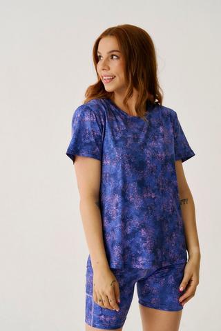 PRINTED GYM TEE