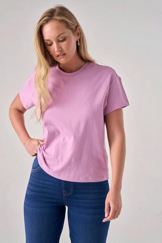 SHORT SLEEVE TEE PURPLE