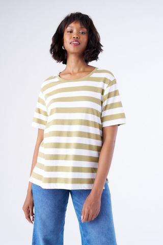 STRIPE TEE FATIGUE