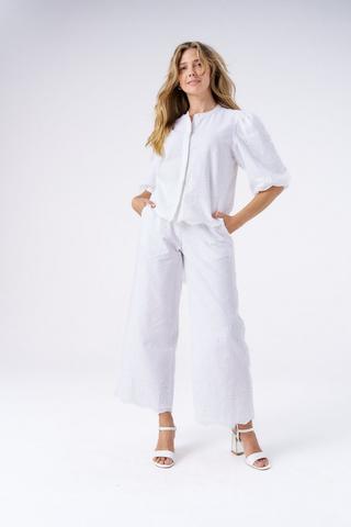 ANGLAISE PANTS WHITE