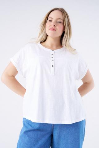 HENLEY TOP WHITE