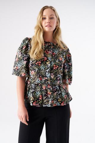 FLORAL PRINT BLOUSE
