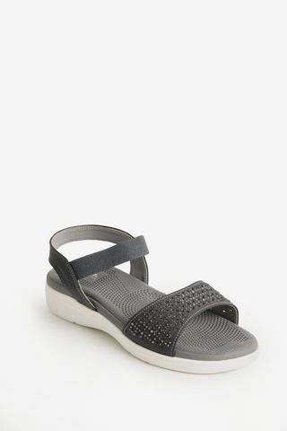 EMBELLISHED GREY SANDALS - Bata