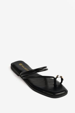 STRAPPY SANDALS BLACK