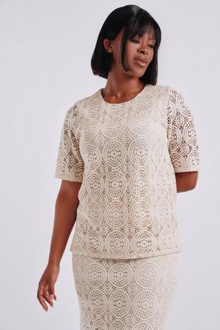 CROCHET TOP CREAM