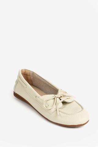 WONDERFIT BOAT SHOES WHITE